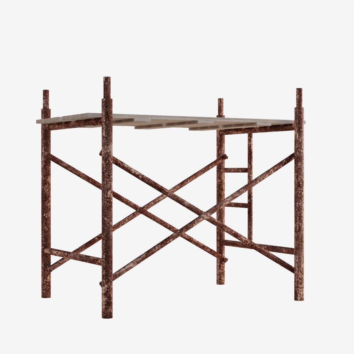 3D model Scaffolding Construction Rusted VR / AR / lowpoly CGTrader