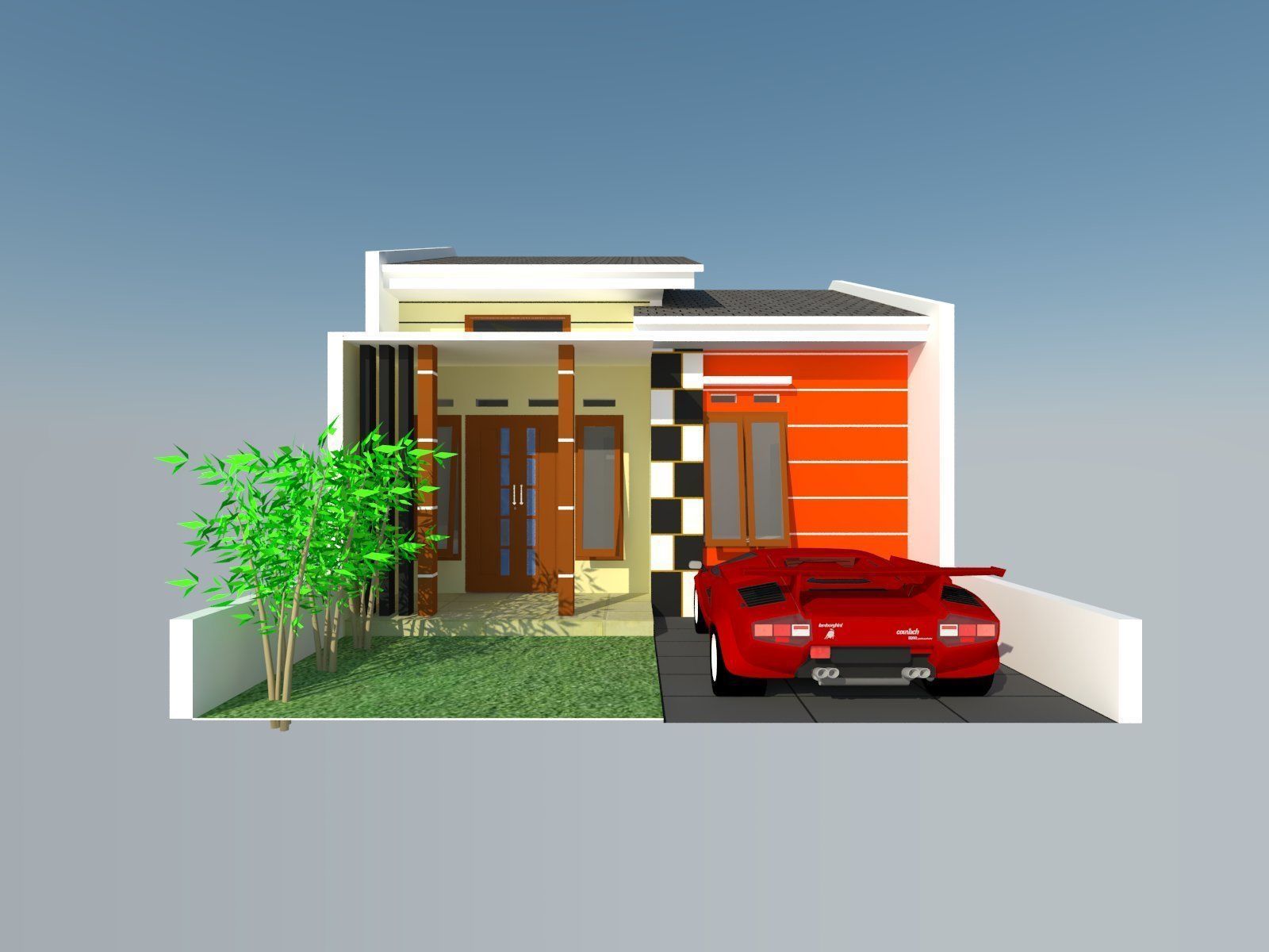 building type free 3D model 3D printable CGTrader