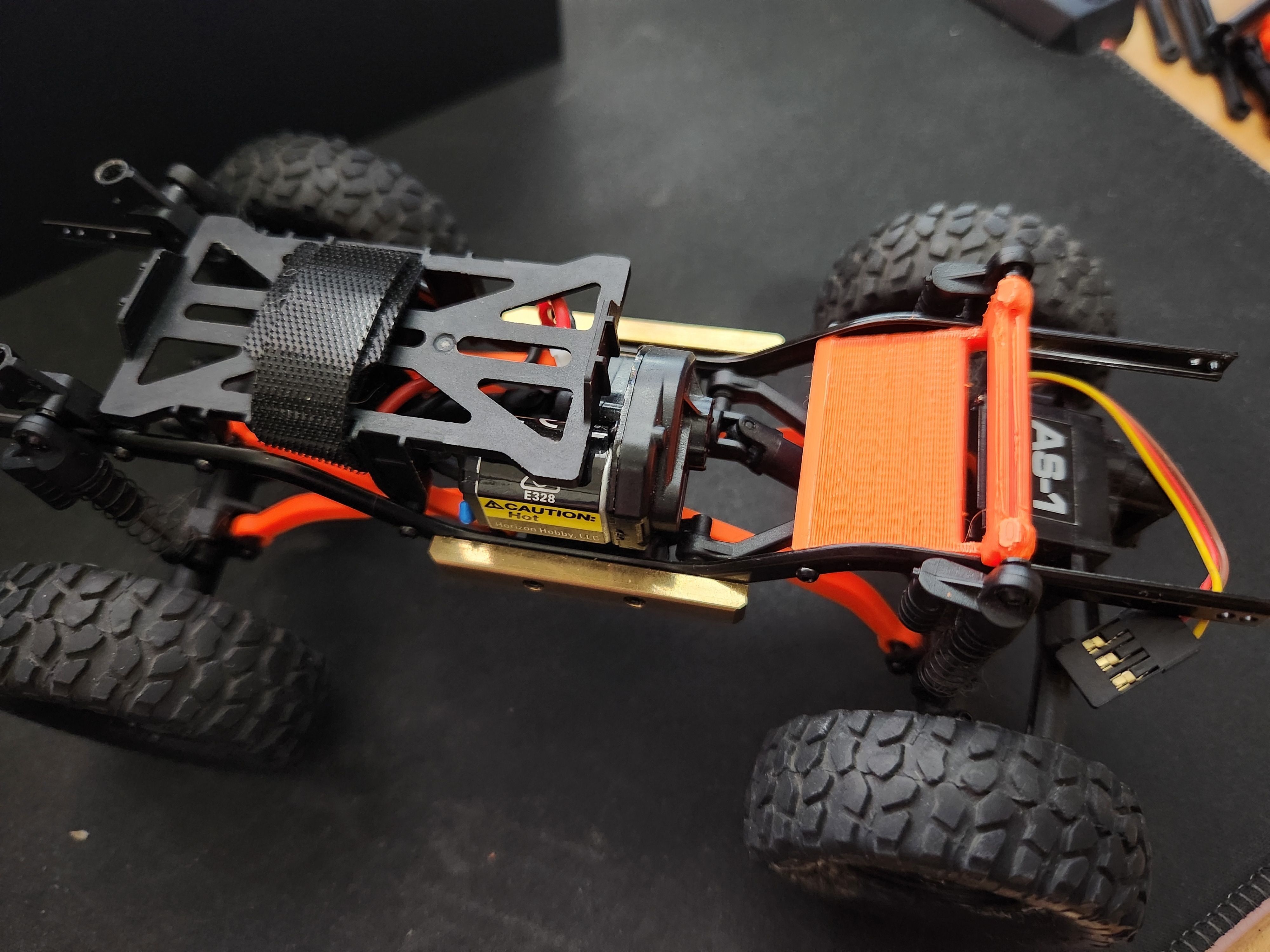 scx24 lowered esc mount 3D model 3D printable CGTrader