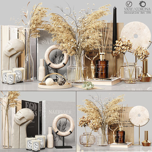 Decorative Set 090 3D model