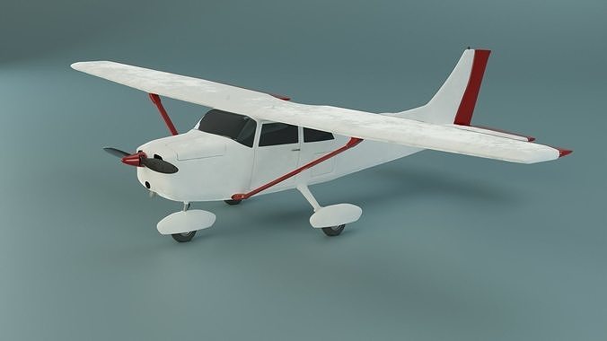 3D model Cessna 172 3D model VR / AR / low-poly | CGTrader