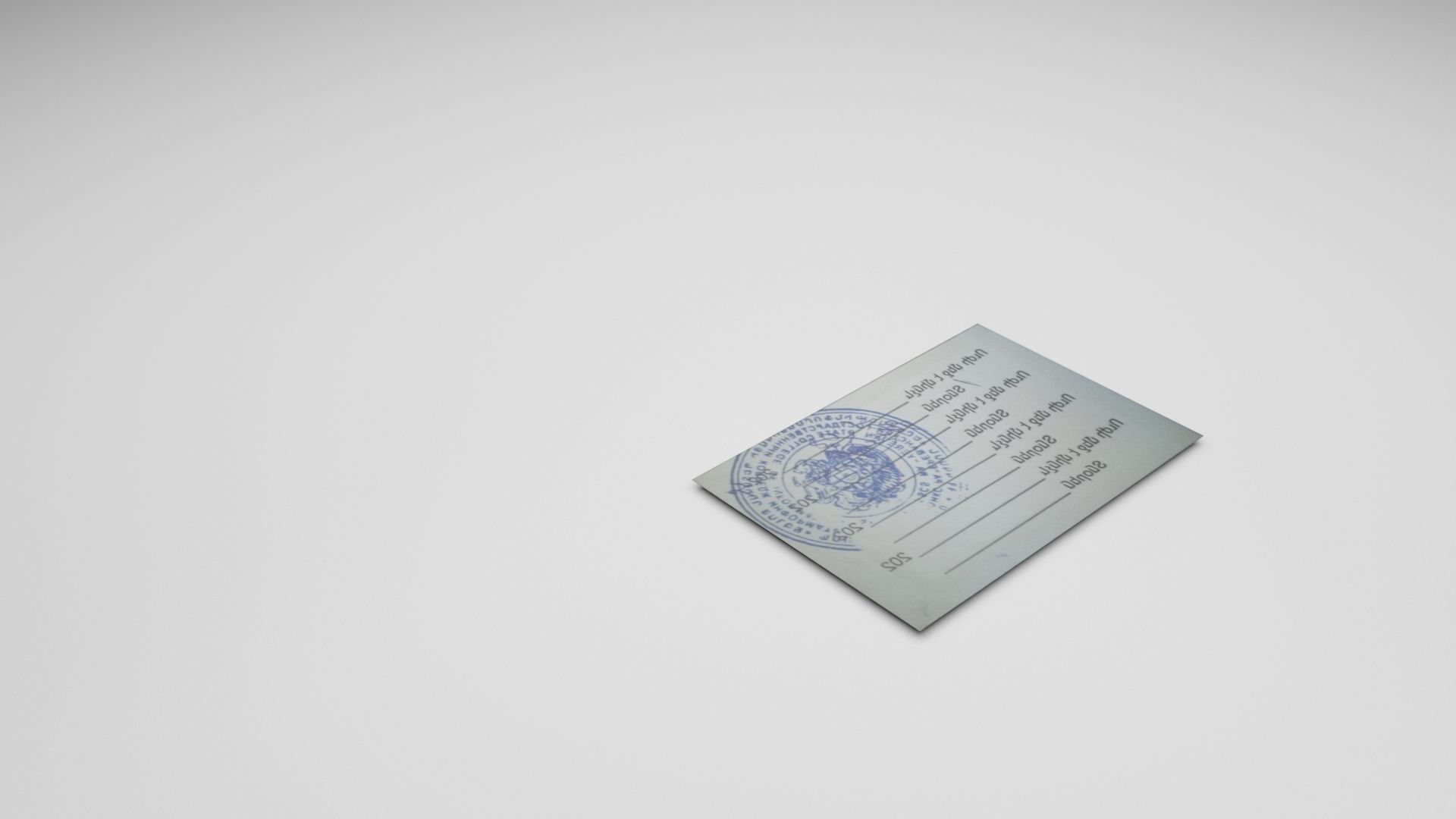 Student Ticket and Checkbook 3D model CGTrader