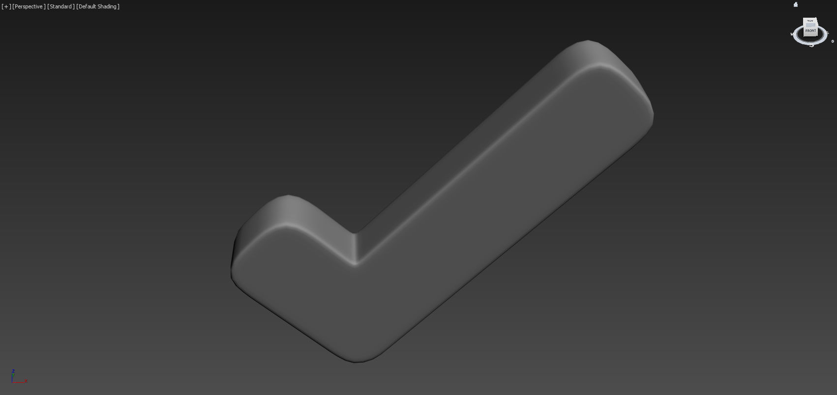 check mark symbol 3D model | CGTrader