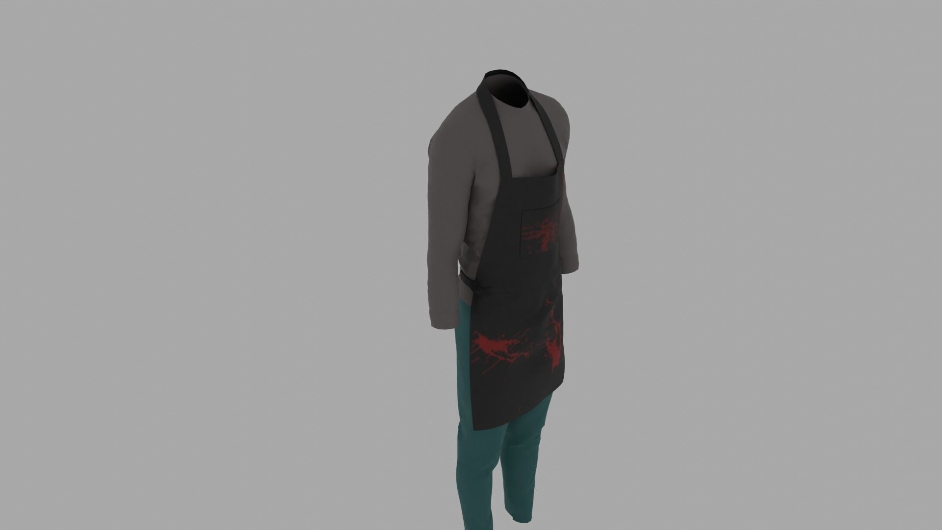 3D model Butcher Costume VR / AR / low-poly | CGTrader