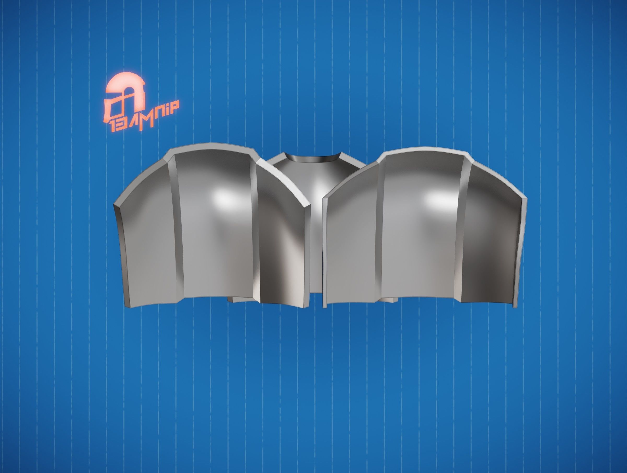 Custom Mandalorian Shoulder Armor 3D model 3D printable | CGTrader