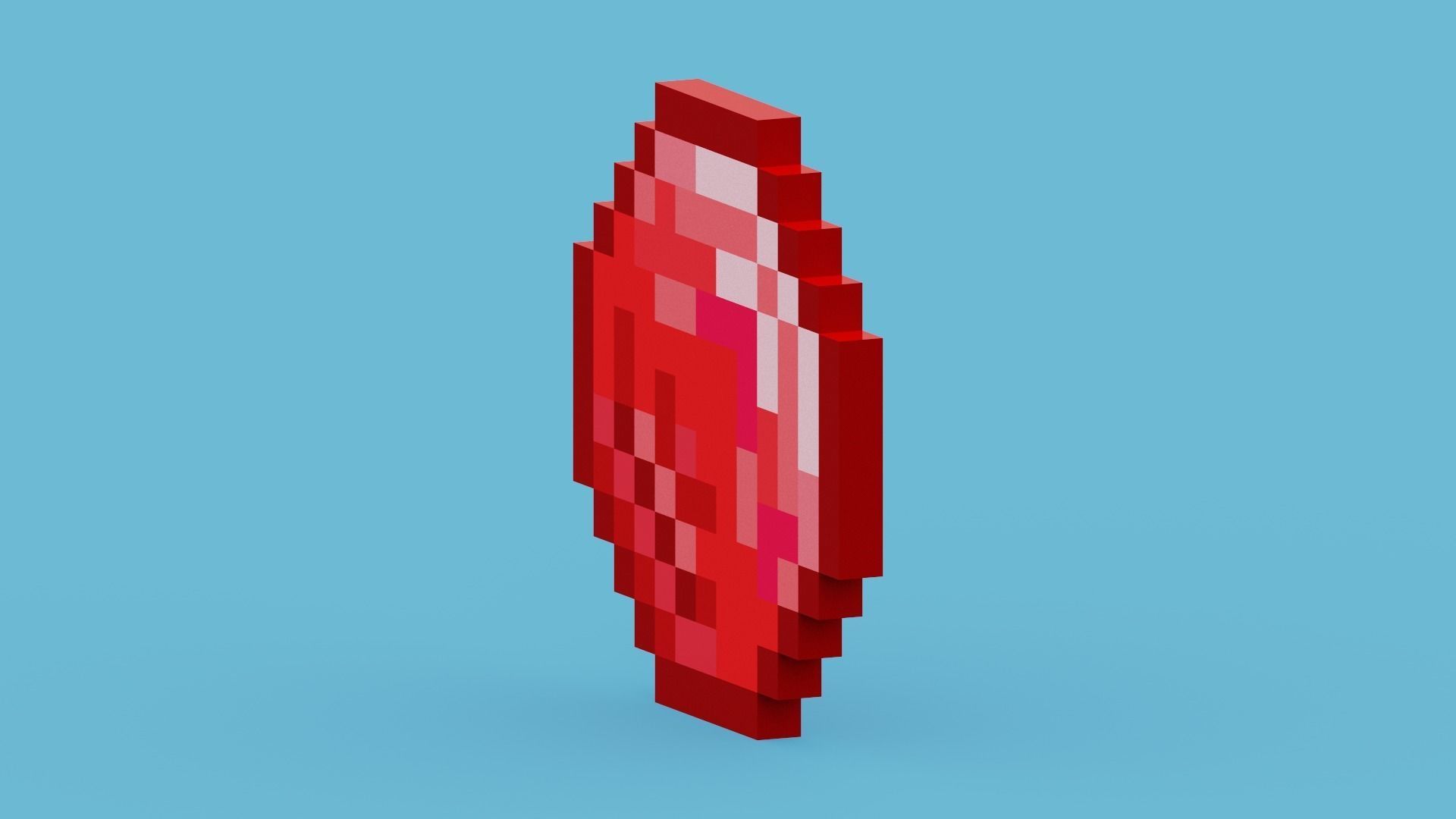 3D model Minecraft Ruby VR / AR / low-poly | CGTrader