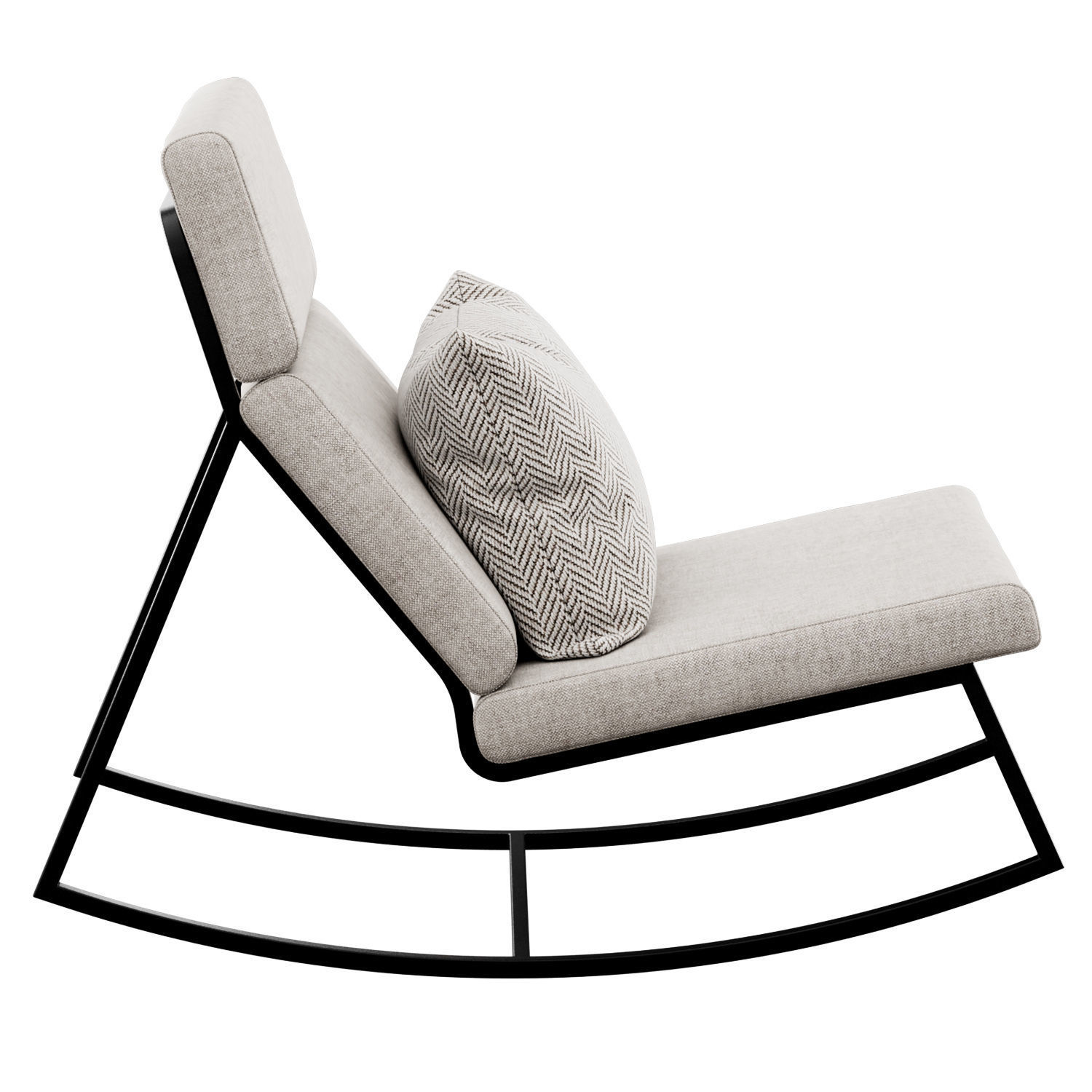 GT Rocker Chair By Gus Modern 3D model | CGTrader