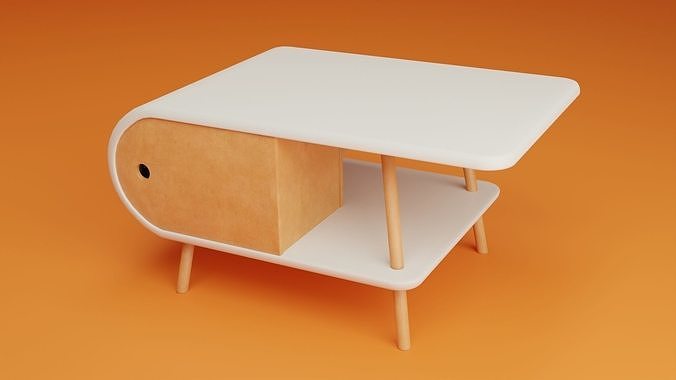 3D model low poly coffee table VR / AR / low-poly | CGTrader