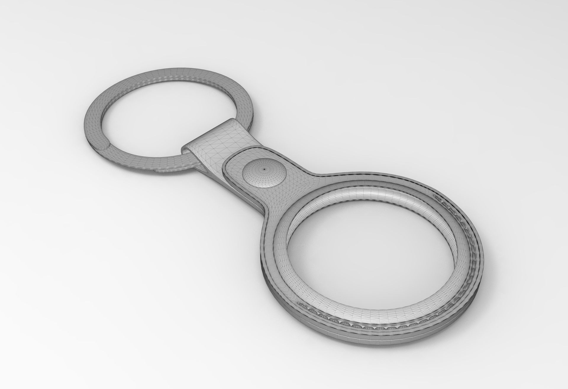 3D model AirTag Keychain VR / AR / lowpoly CGTrader