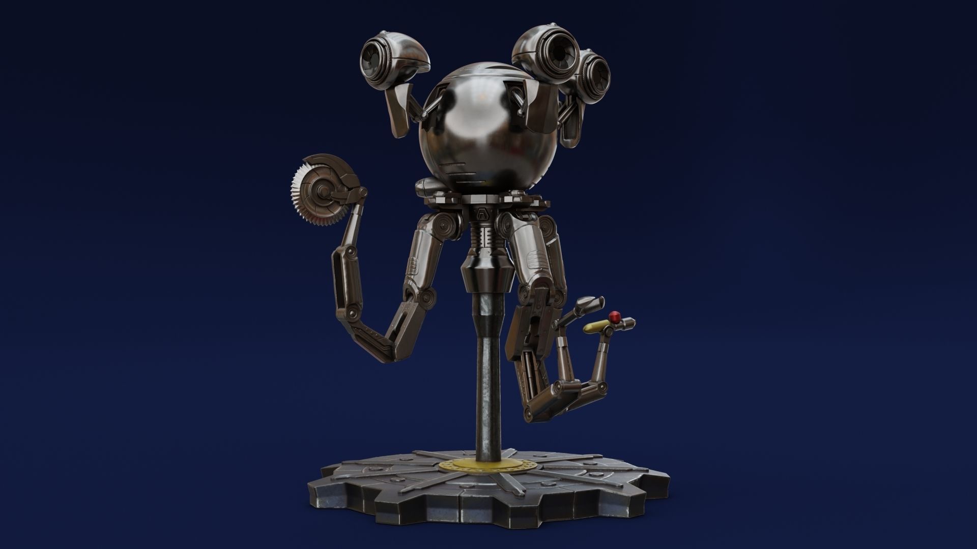 Fallout Codsworth 3D model 3D printable CGTrader