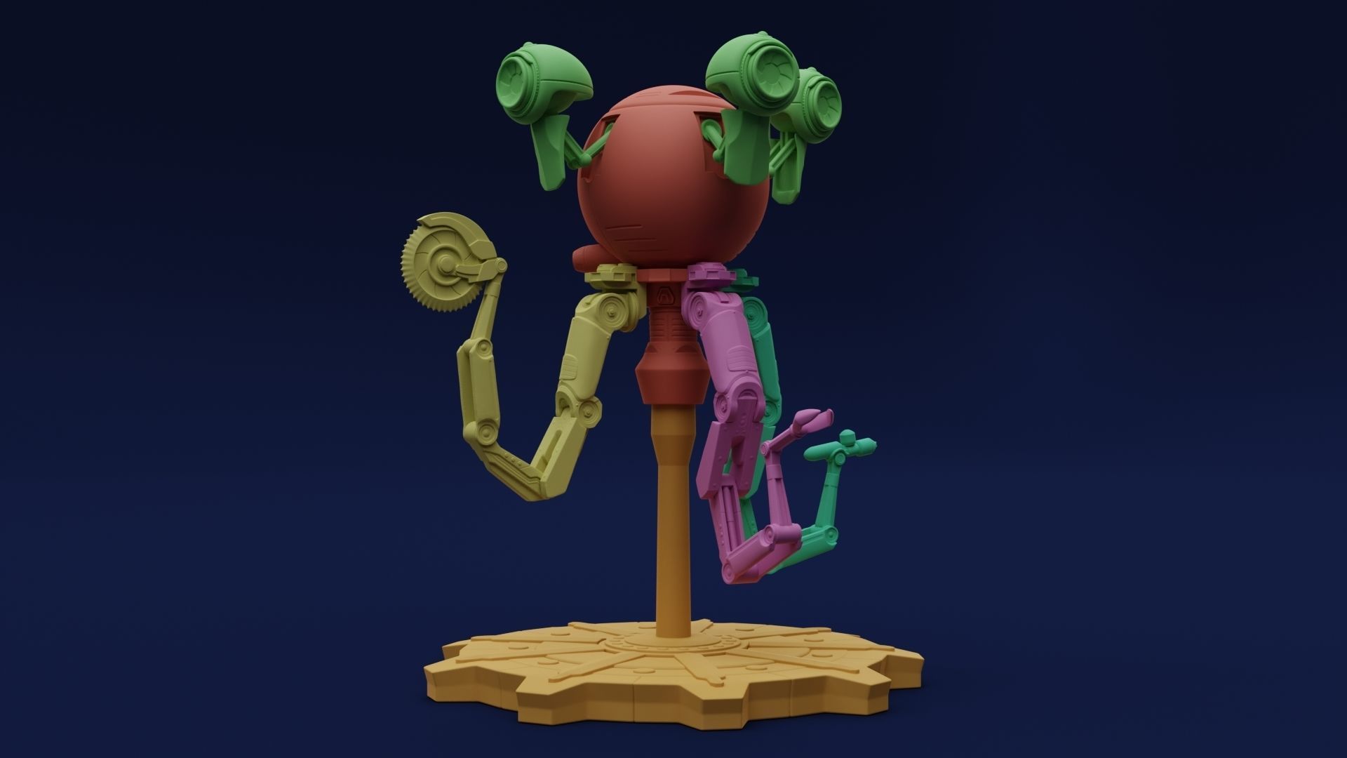 Fallout Codsworth 3D model 3D printable CGTrader