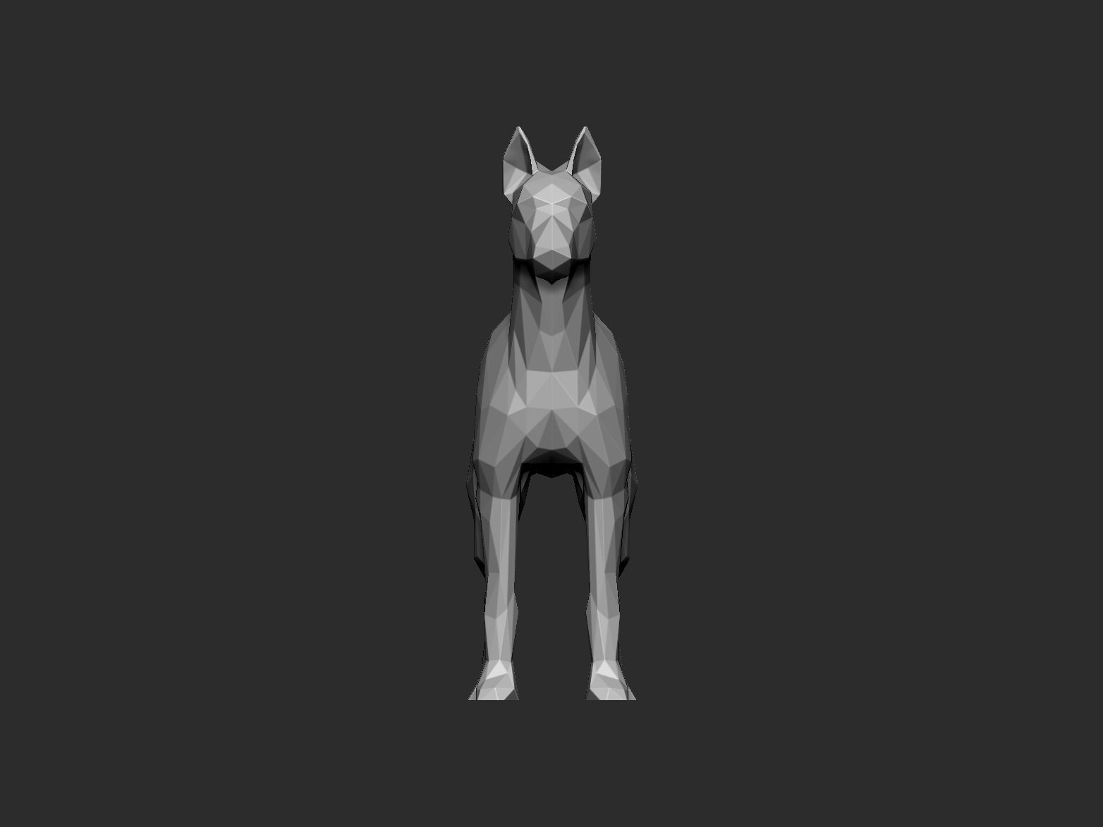 Mini doberman 3D model 3D printable | CGTrader