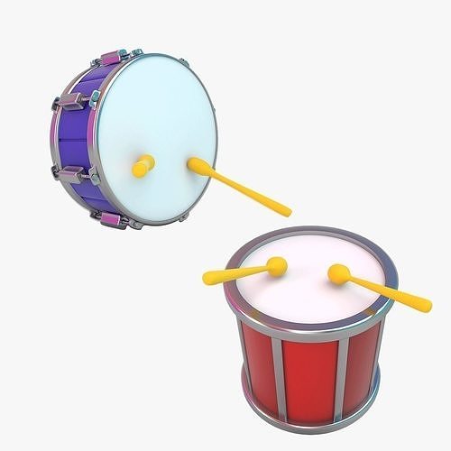 Soccer Drums 3D model CGTrader