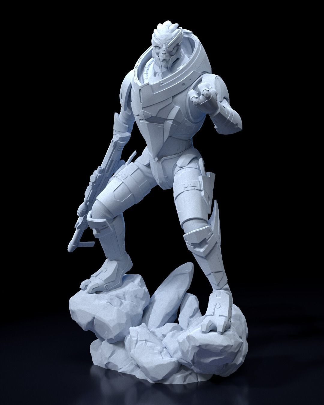 GARRUS VAKARIAN 3D model 3D printable | CGTrader