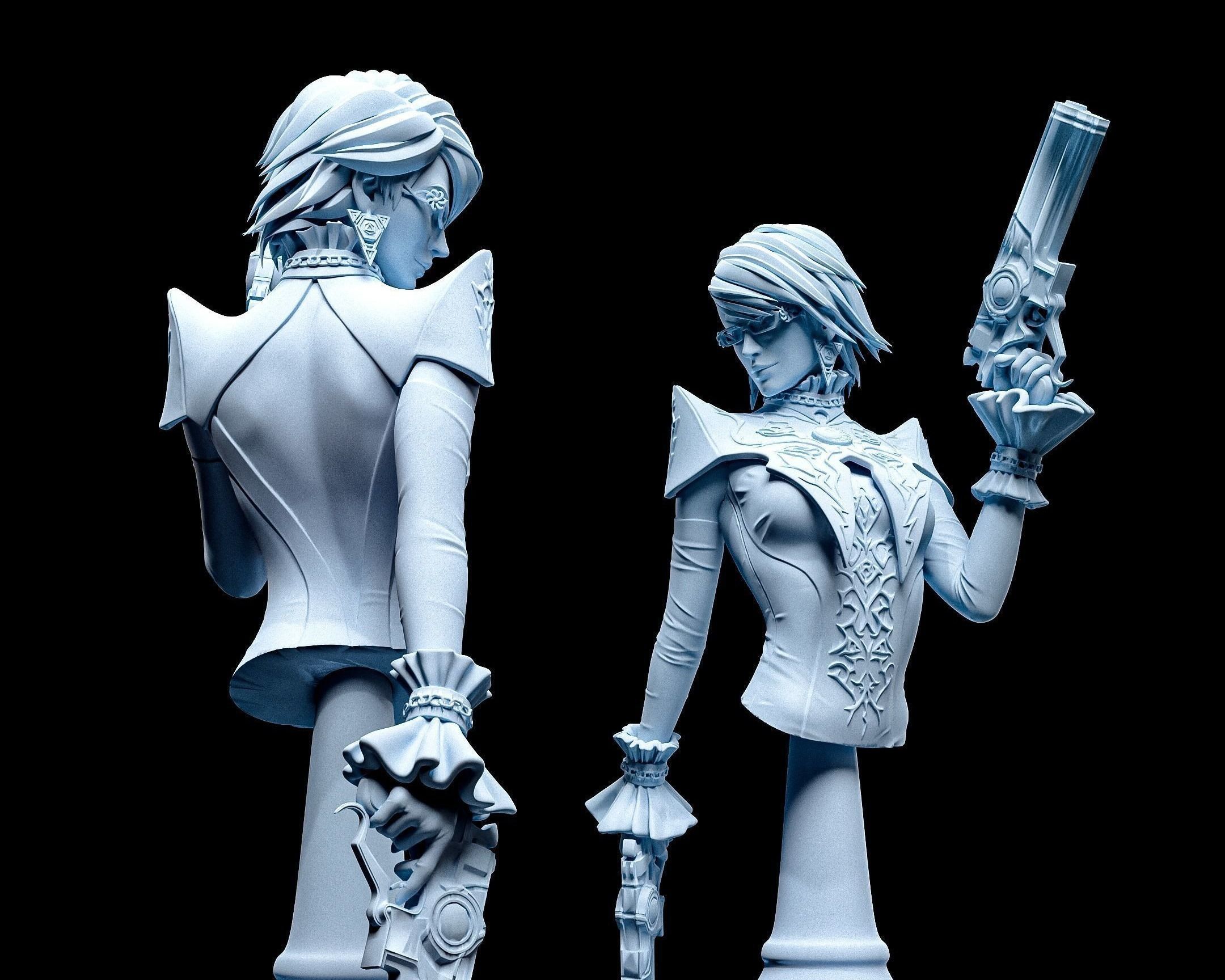 BUST OF 3D model 3D printable CGTrader