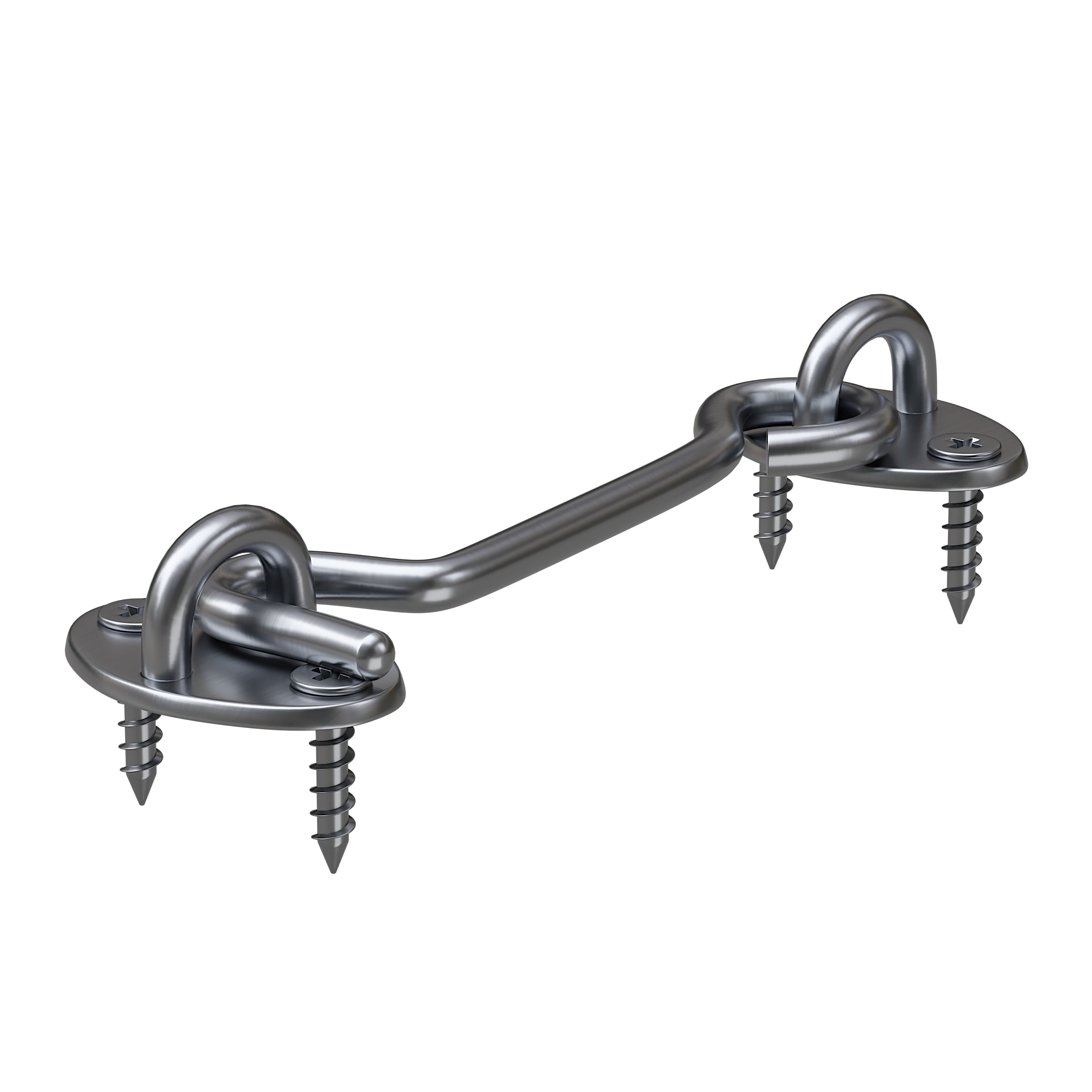 Privacy Hook and Eye Latch 3D model 3D model CGTrader