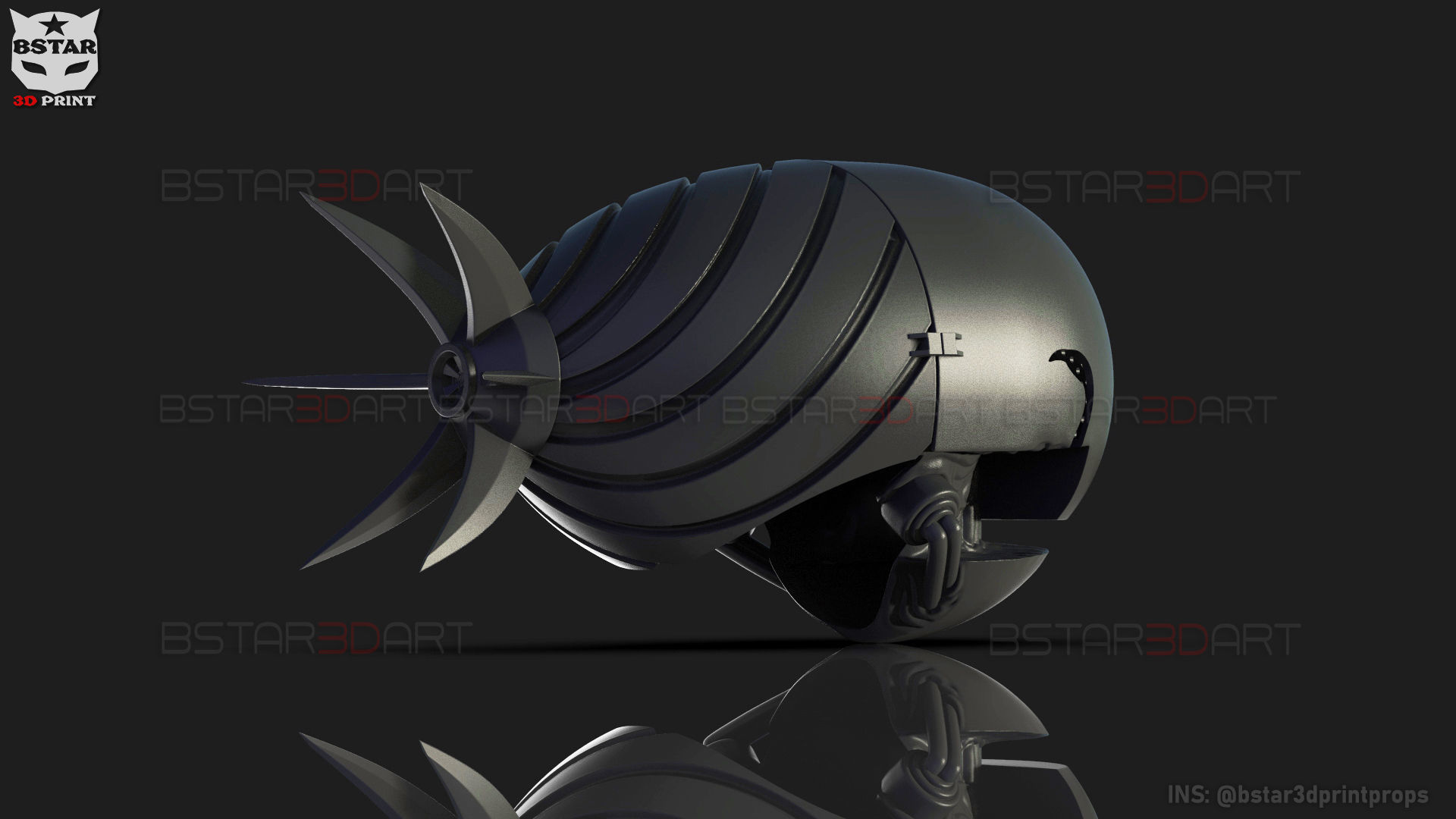 Bomb Devil Reze Helmet Chainsawman Cosplay 3D model 3D printable