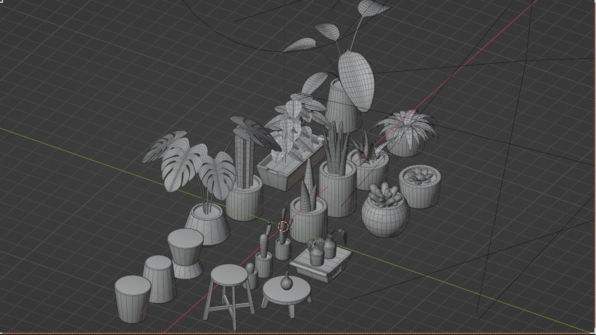 3D model Asset plants VR / AR / low-poly | CGTrader