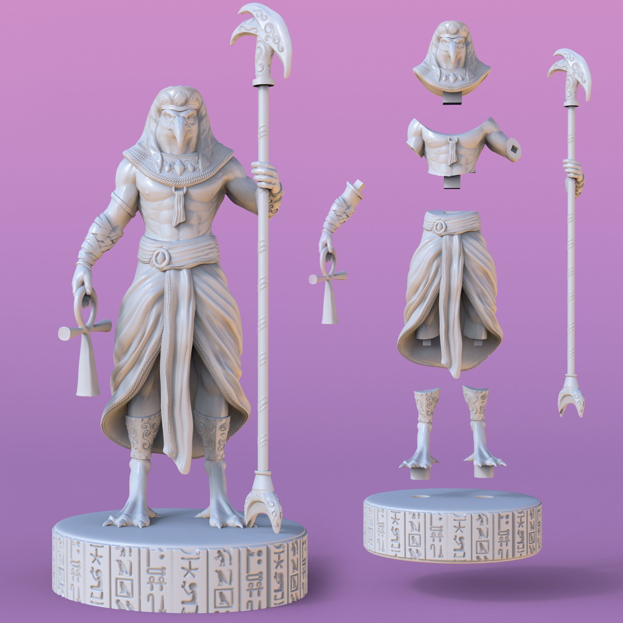 Horus 3D model 3D printable CGTrader