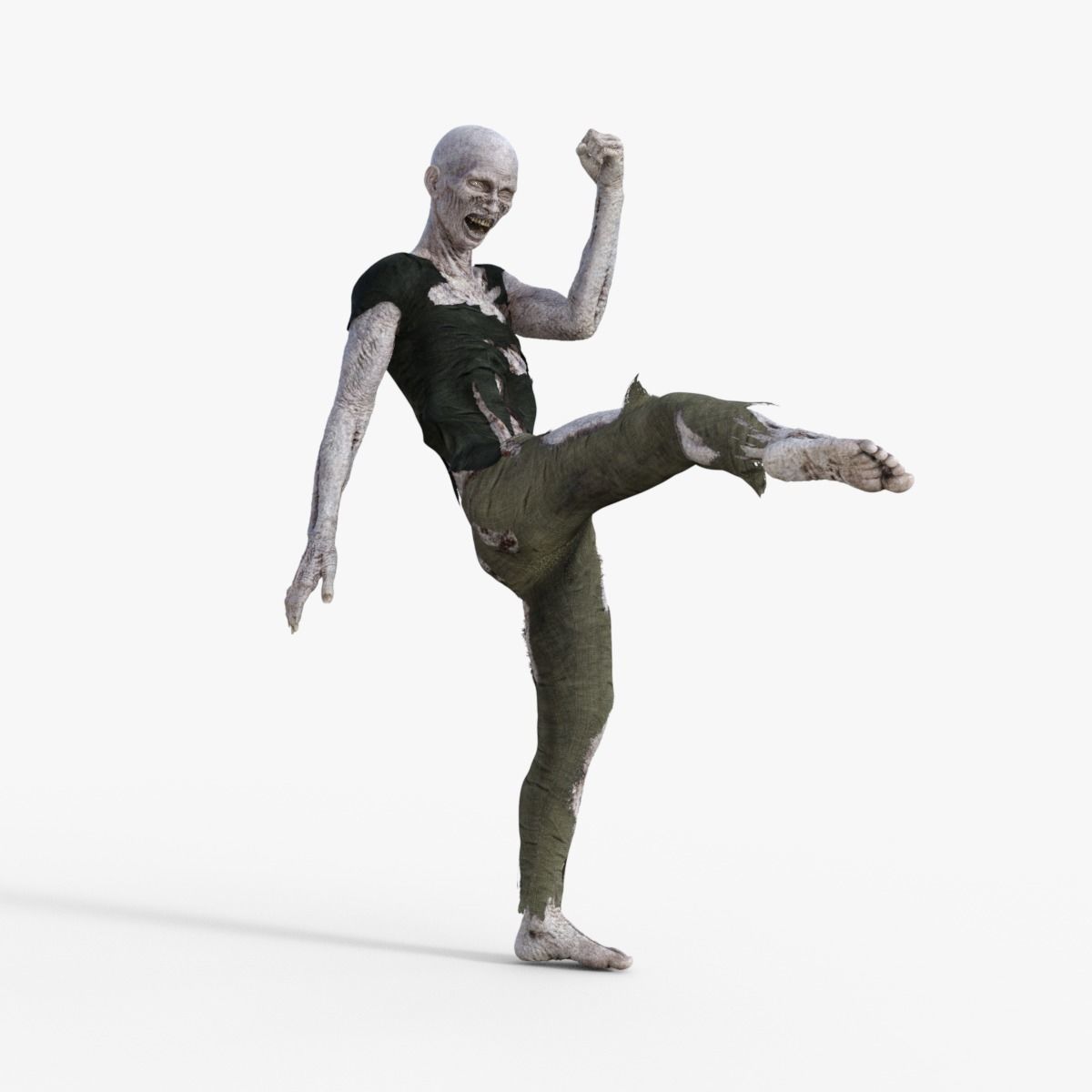 Zombie Rigged 3D model Zombie Rigged VR / AR / low-poly | CGTrader