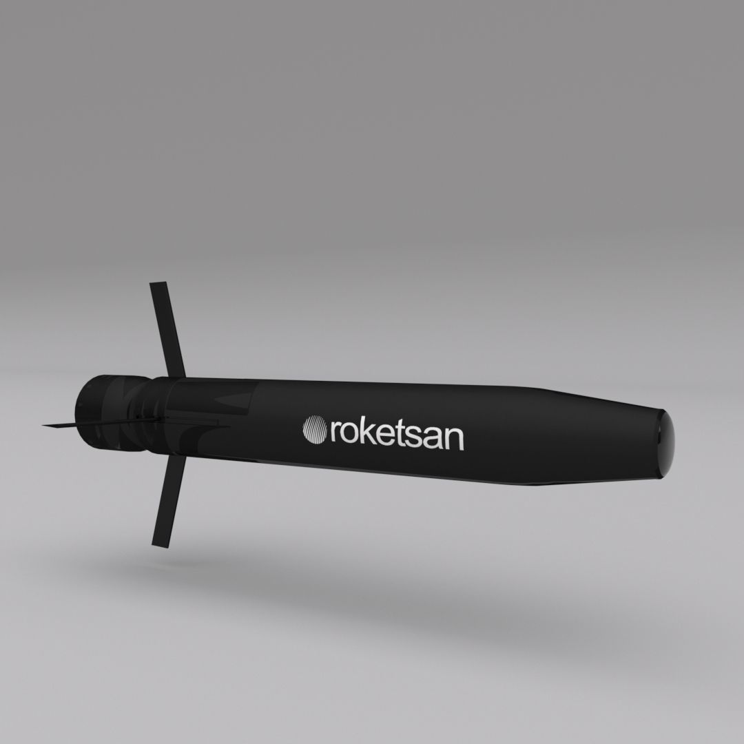 3D model Tanok120 mm Laser Guided Tank Gun Ammunition VR / AR / low