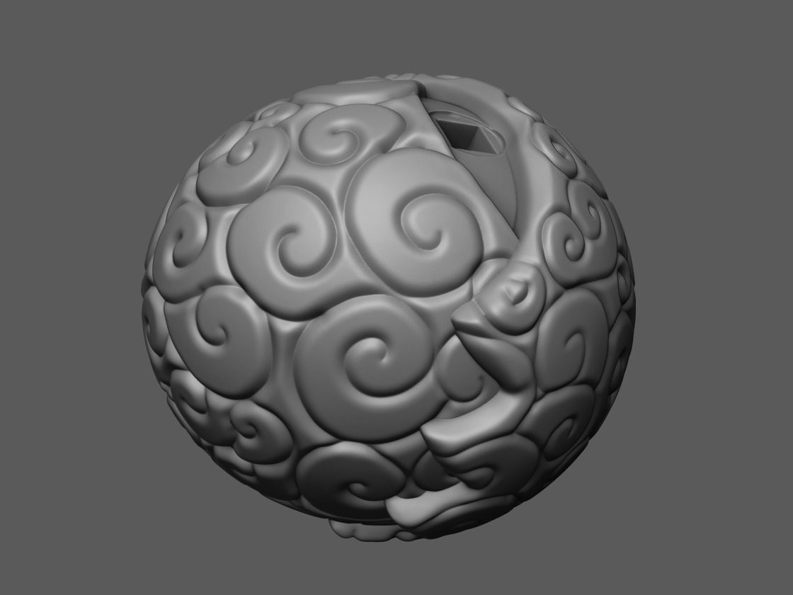 BAKU BAKU NO MI ONE PIECE DEVIL FRUIT 3D model 3D printable CGTrader