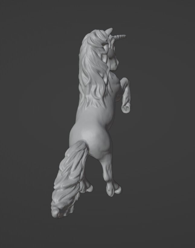 Unicorn 3D model 3D printable | CGTrader