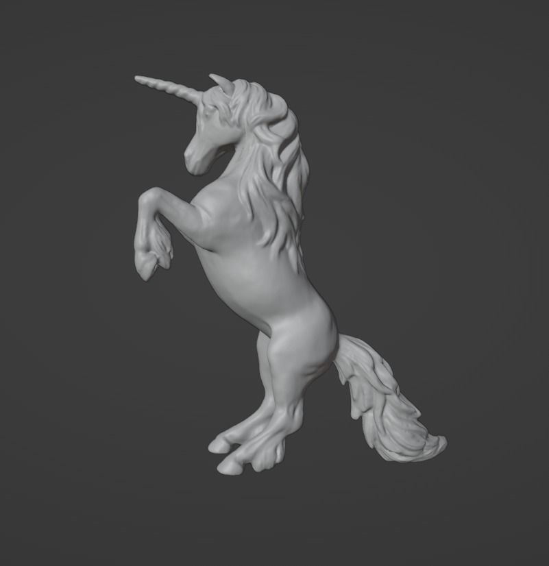 Unicorn 3D model 3D printable | CGTrader