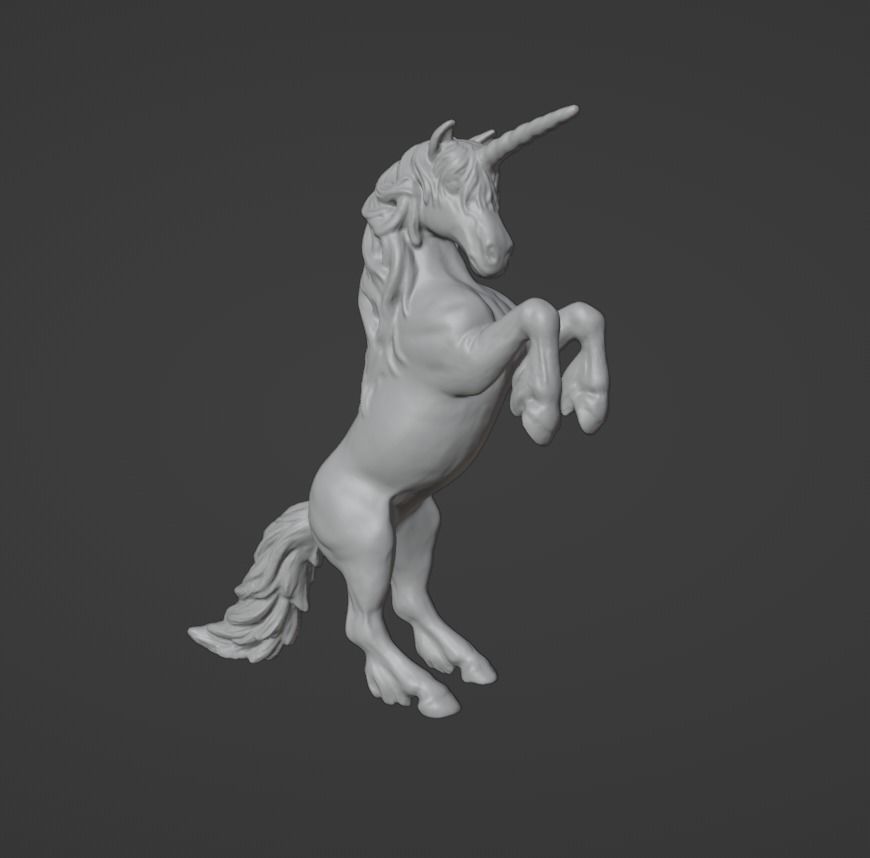 Unicorn 3D model 3D printable | CGTrader