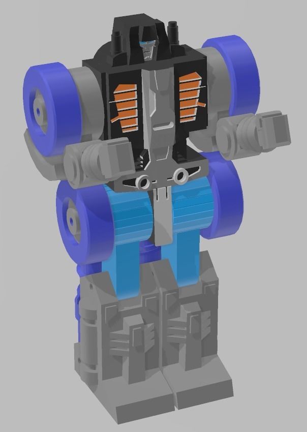 Transformers Drillbit for Cybertron Metroplex 3D model 3D printable