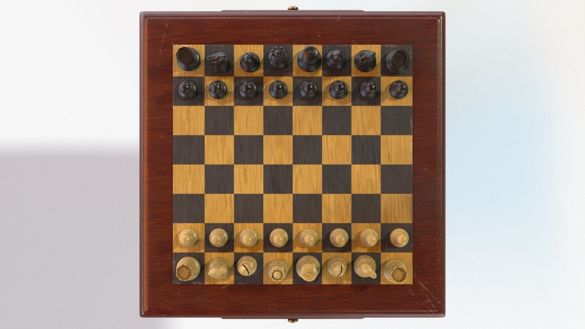 3D model Old Chessboard VR / AR / low-poly | CGTrader