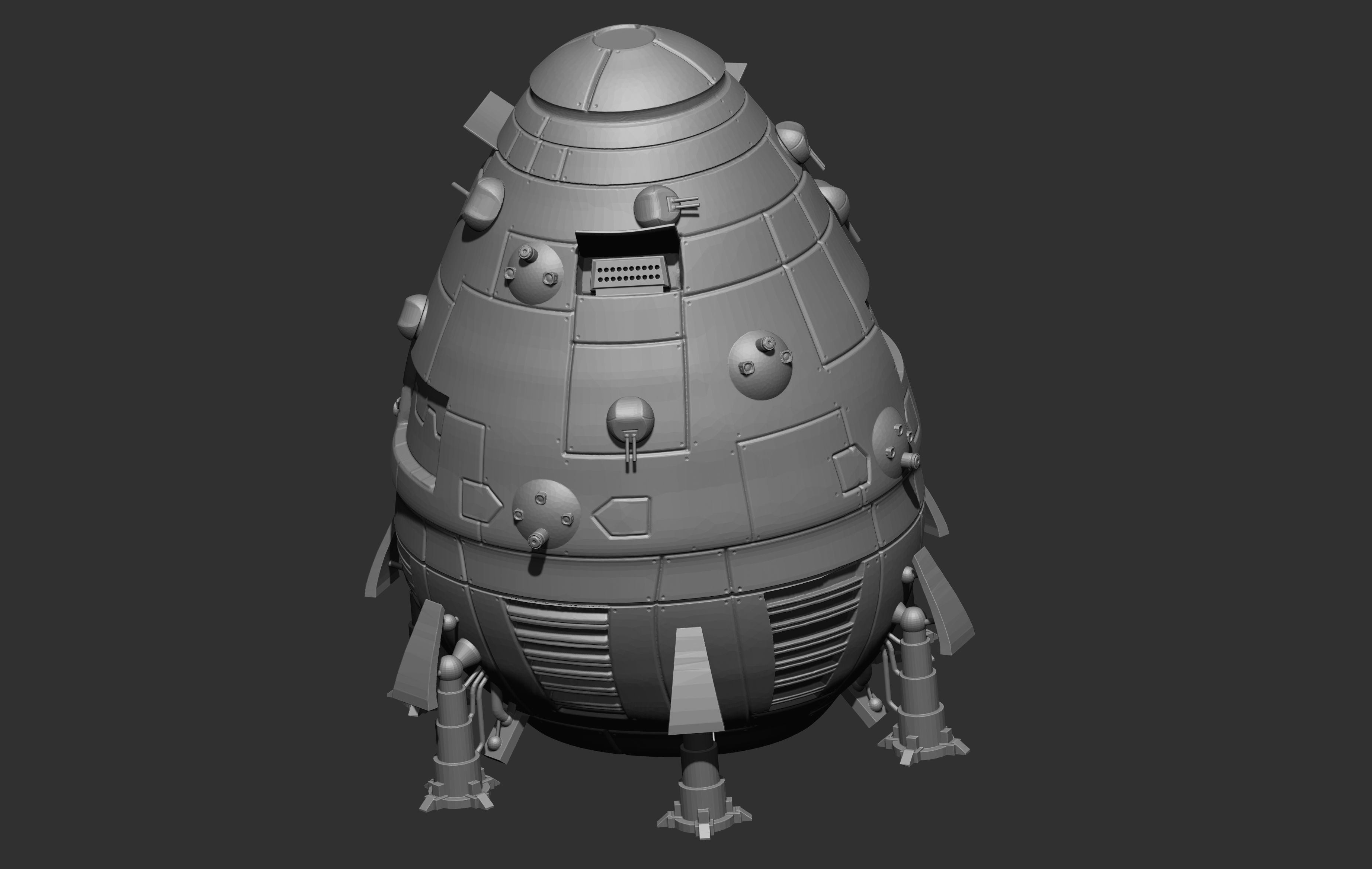 3D BattleTech Ship 3D model 3D printable | CGTrader