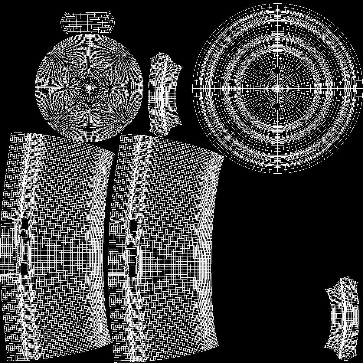 3D model Rusty cast iron pot VR / AR / lowpoly CGTrader