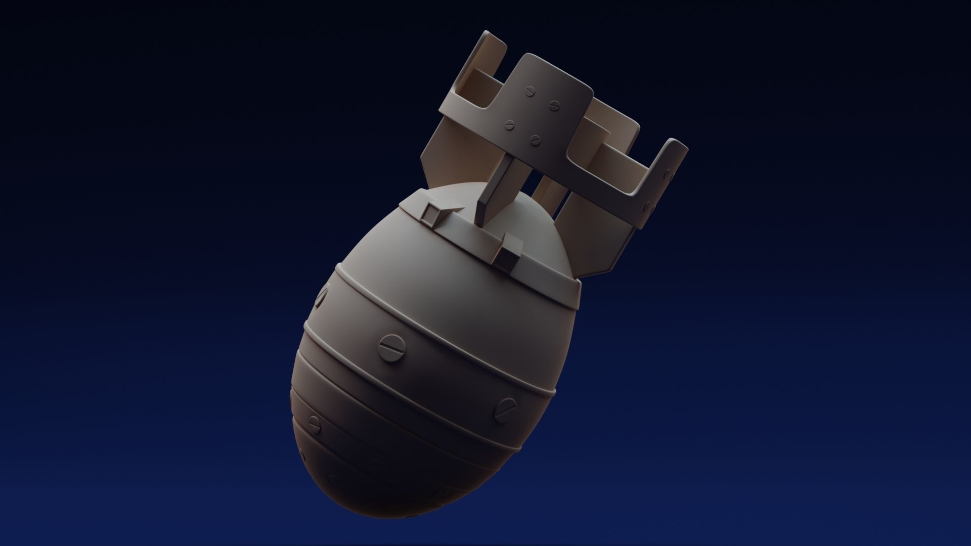 Fallout Mini Nuke 3D model 3D printable CGTrader