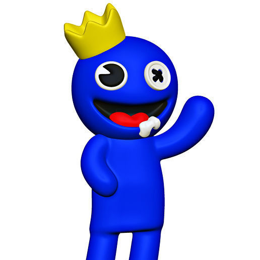 Blue Rainbow Friends 3D Model 3D Printable CGTrader