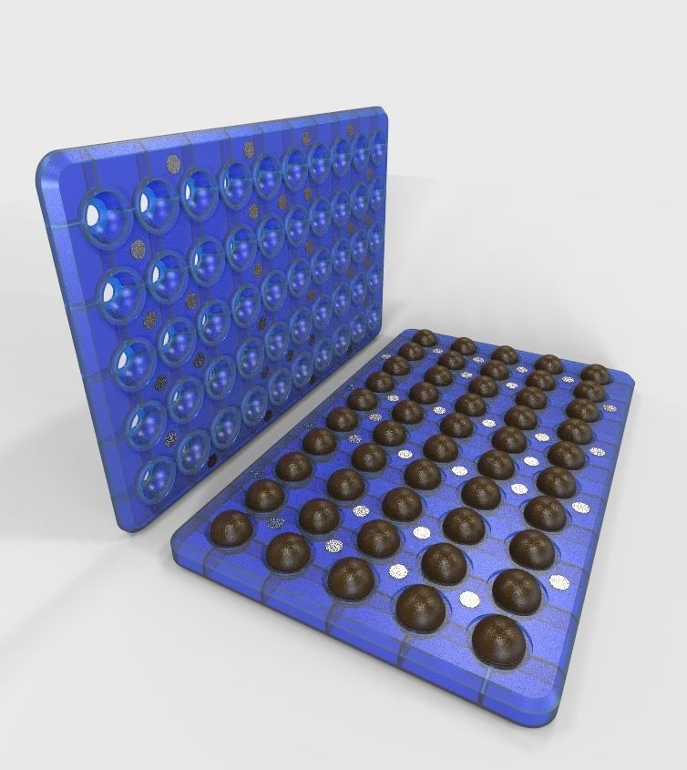 Chocolate Mold 3D model 3D printable CGTrader
