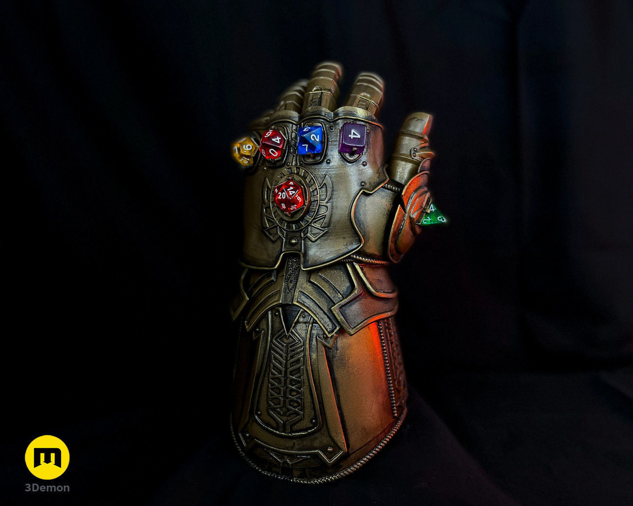 The Infinity Gauntlet - Wearable DnD Dice Holder 3D model 3D printable ...