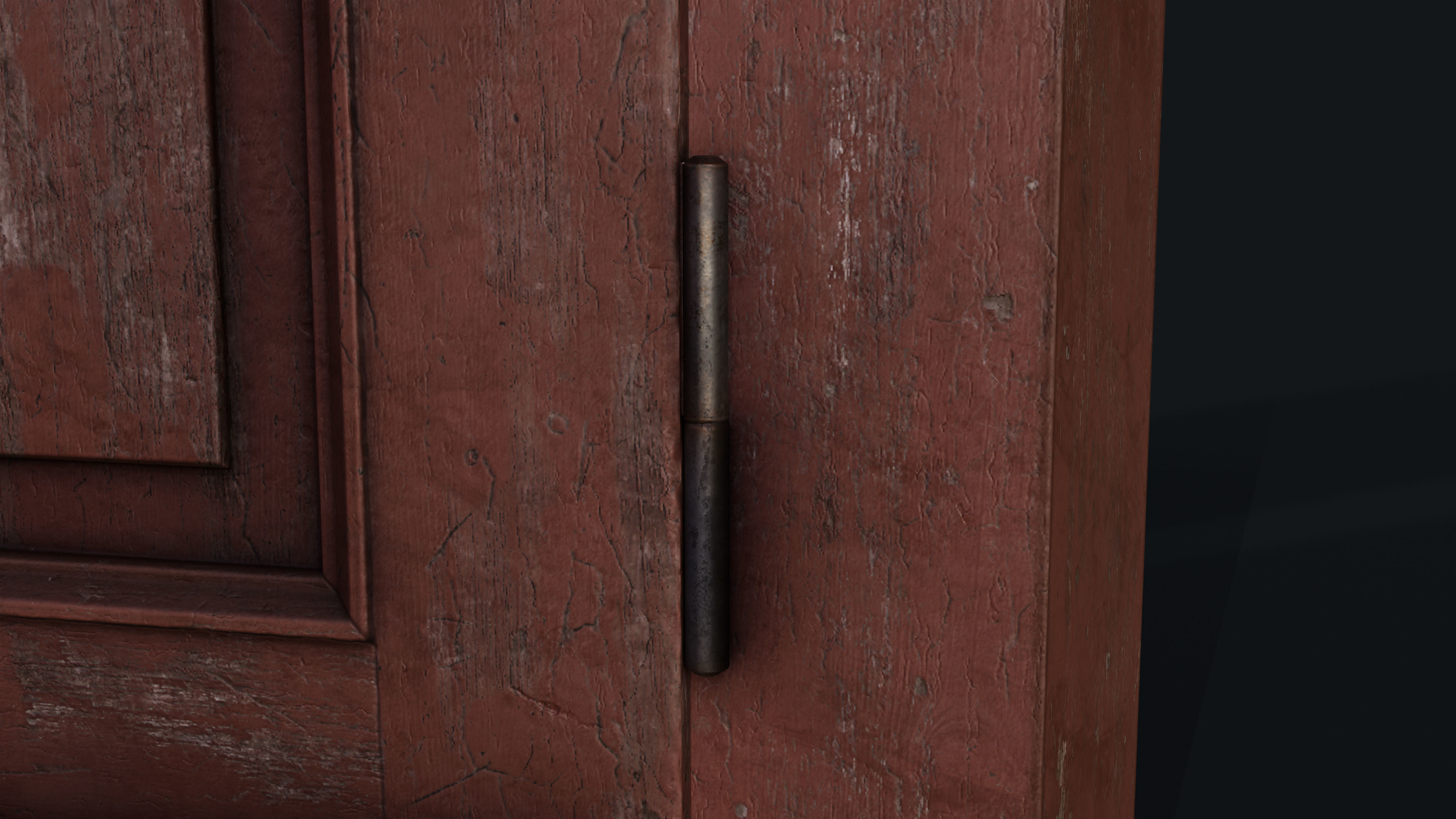 3D model Old Bedroom Door VR / AR / lowpoly CGTrader