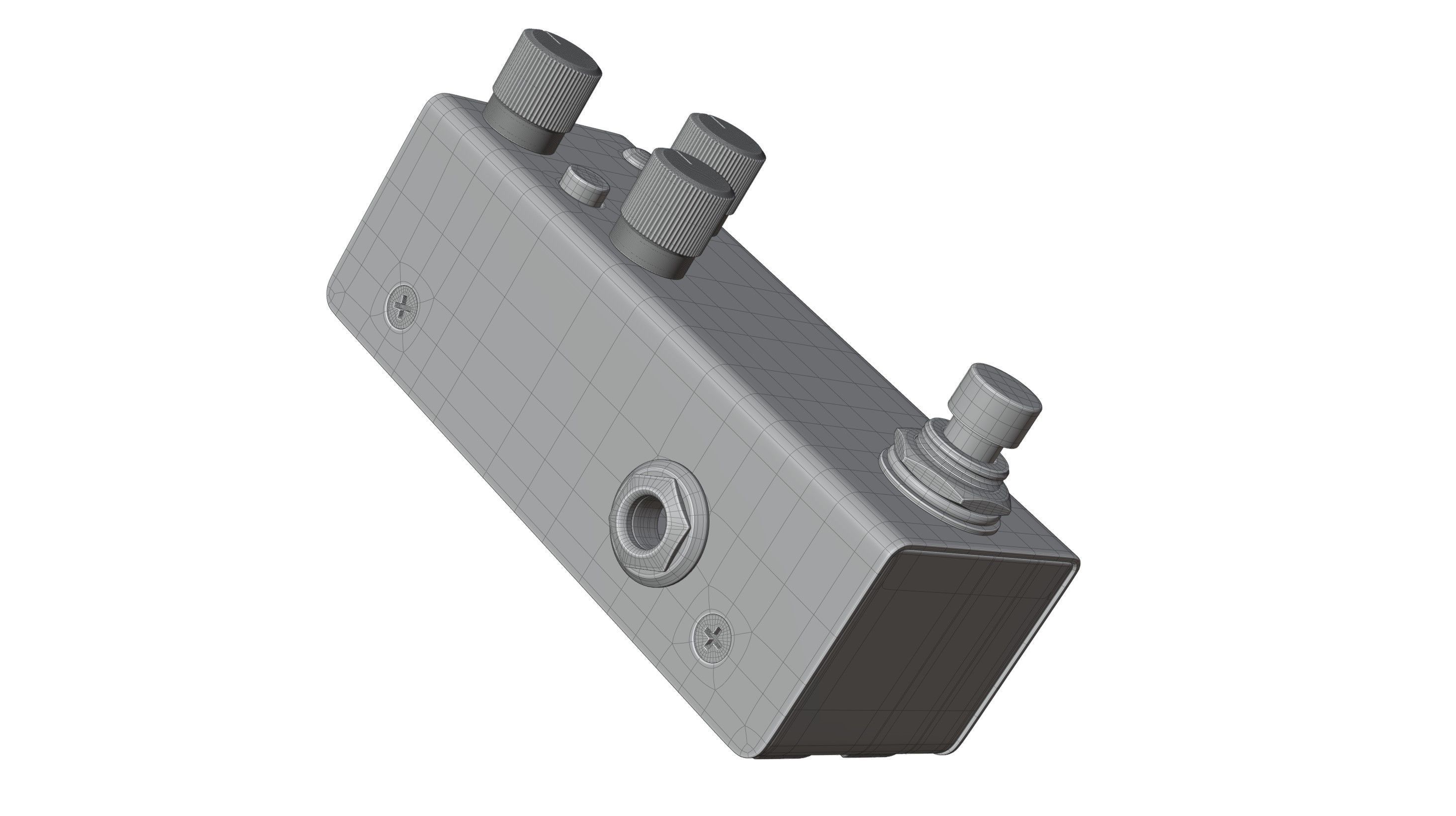 Aguilar Storm King Bass Distortion Fuzz Pedal 3D model | CGTrader