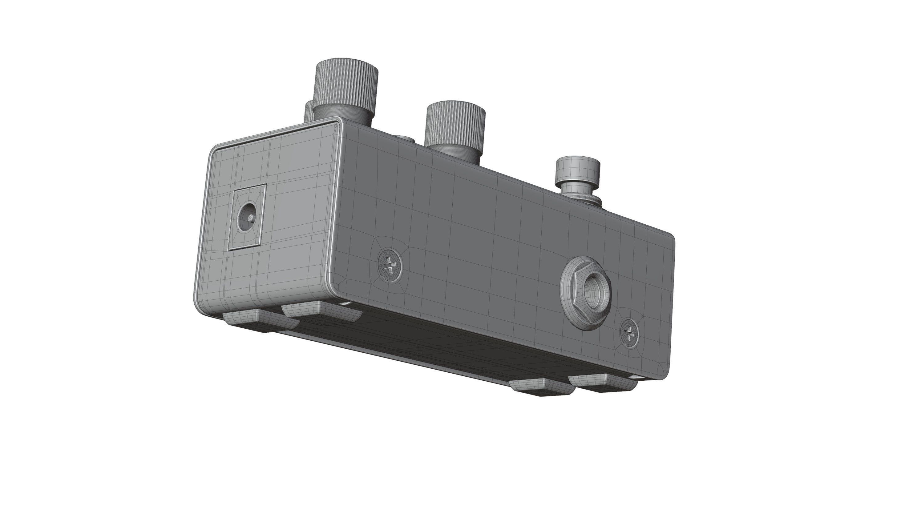 Aguilar Storm King Bass Distortion Fuzz Pedal 3D model | CGTrader