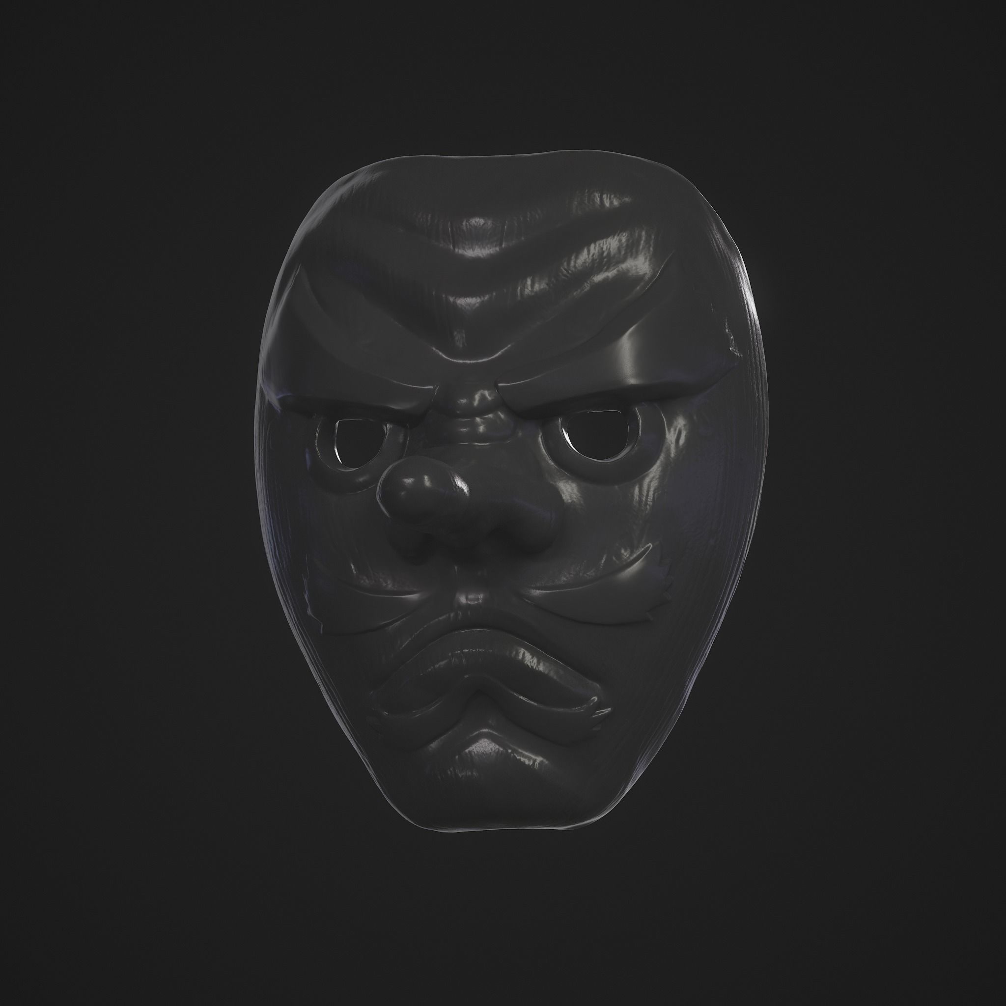 Sakonji Urokodaki from kimetsu no yaiba demon slayer mask 3D model 3D