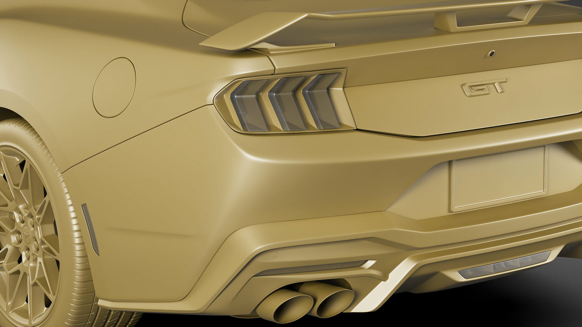 Mustang GT Coupe 2024 3D Model CGTrader