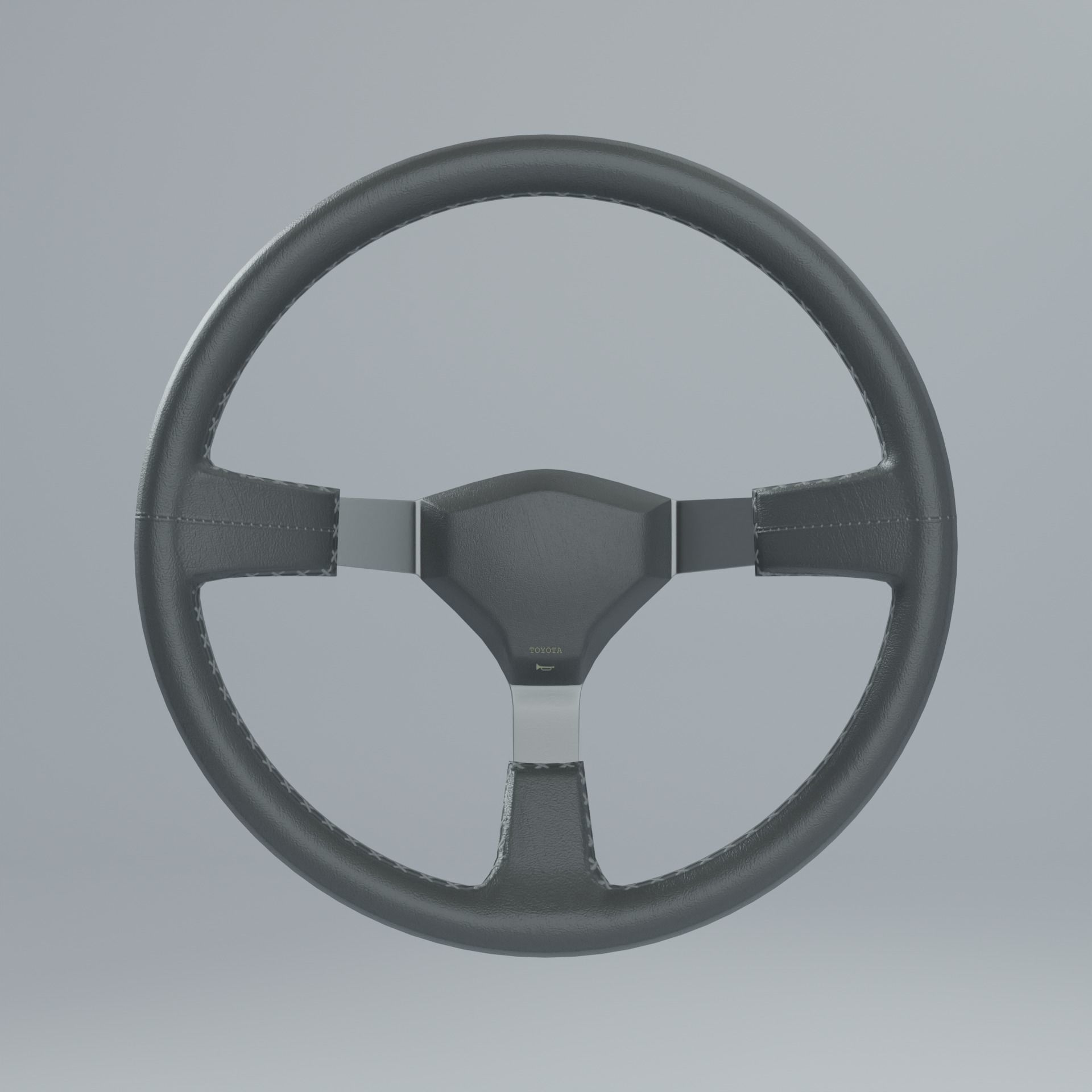 3D model Toyota Ae86 Steering Wheel Low poly VR / AR / lowpoly CGTrader