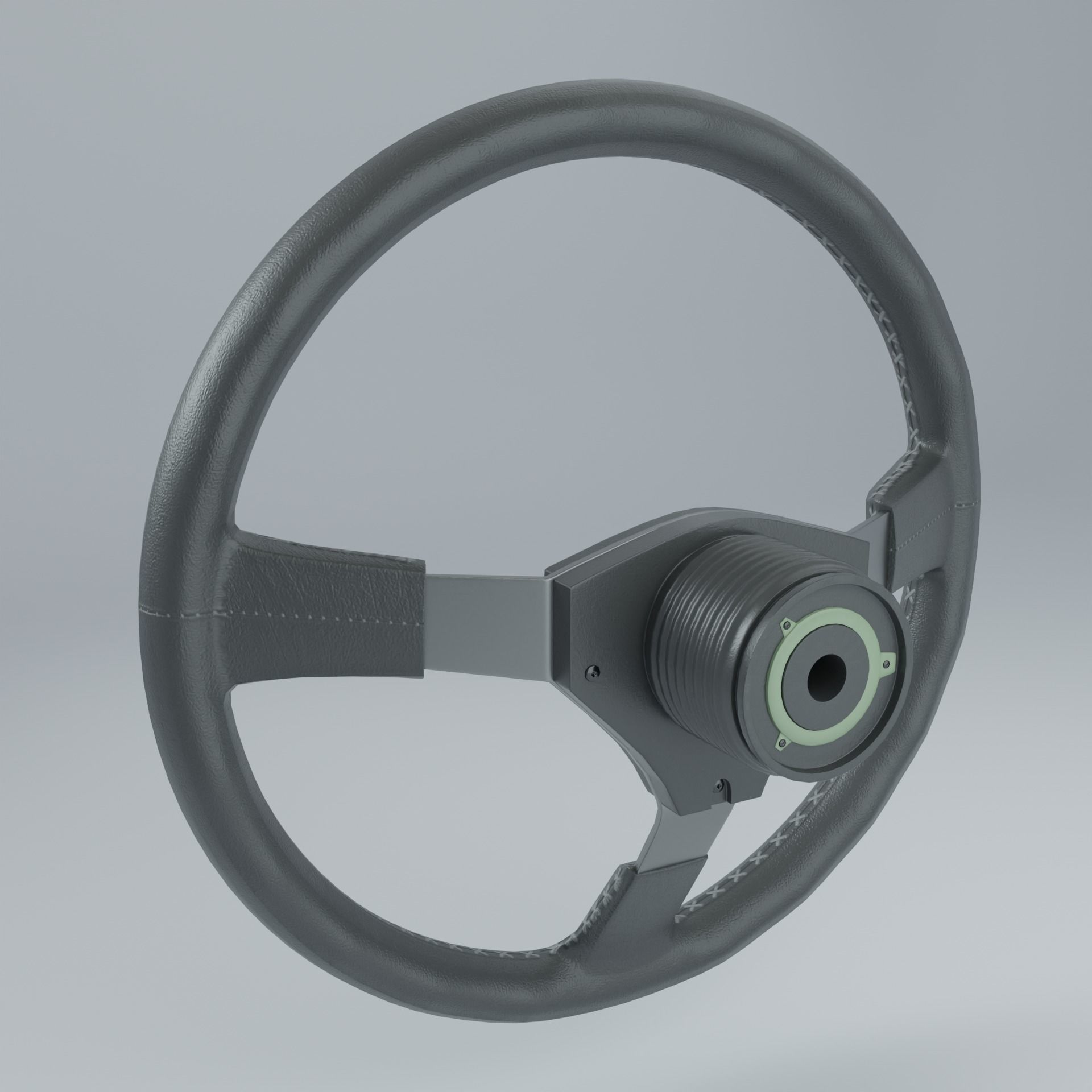 3D model Toyota Ae86 Steering Wheel Low poly VR / AR / lowpoly CGTrader