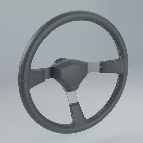 3D model Toyota Ae86 Steering Wheel Low poly VR / AR / lowpoly CGTrader