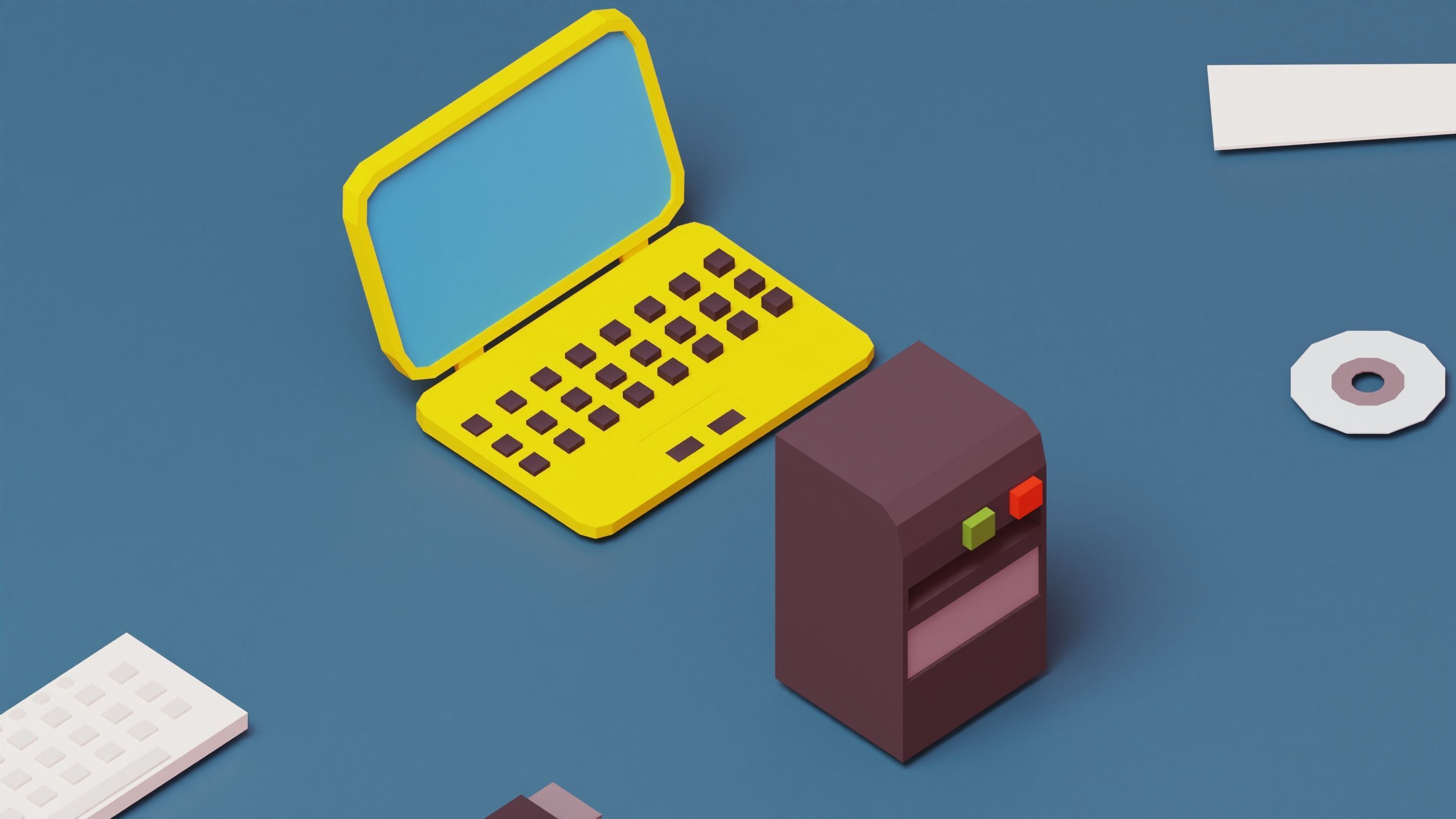 3D model electronic devices low poly VR / AR / lowpoly CGTrader