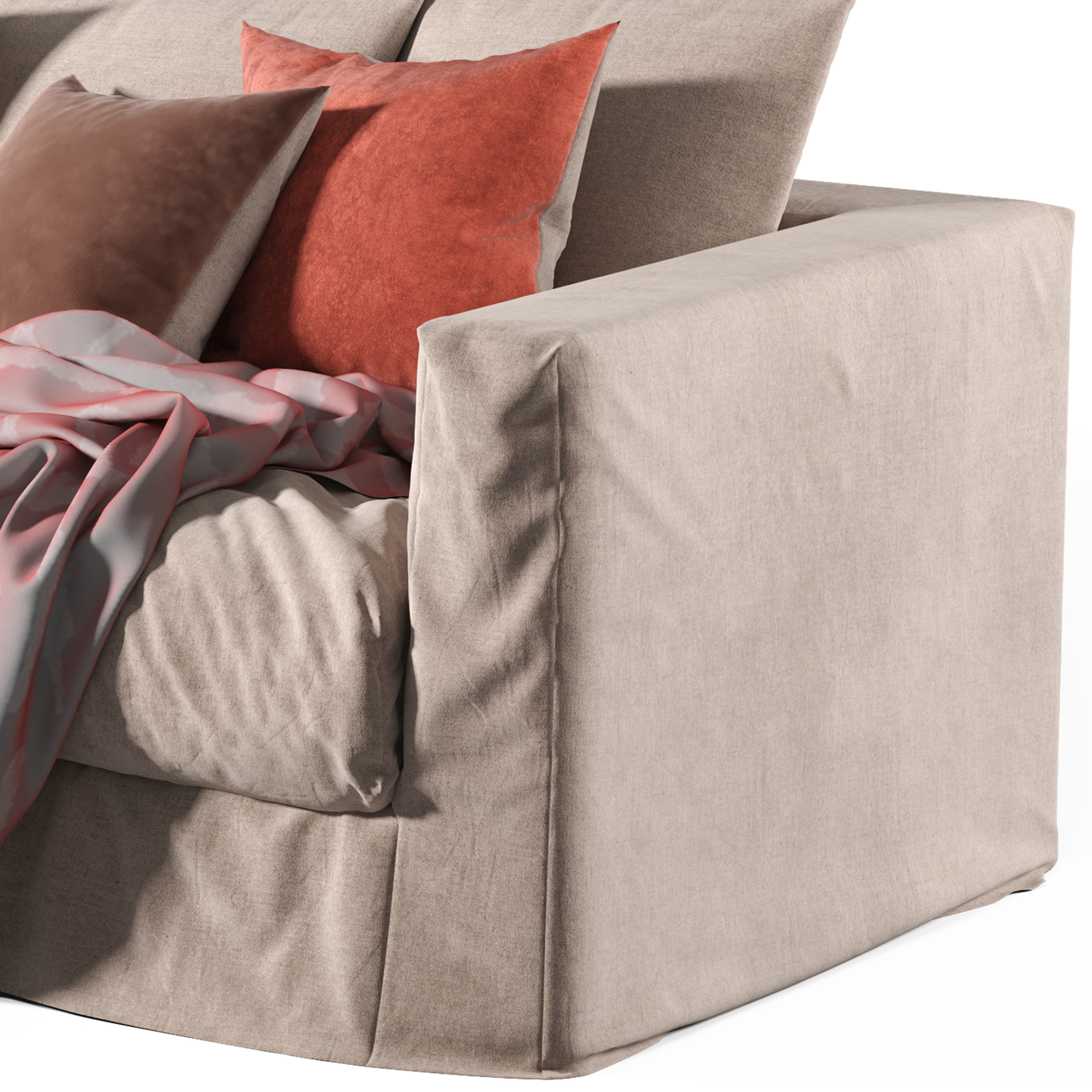 Le Grand Air Decotique sofa 3D model CGTrader