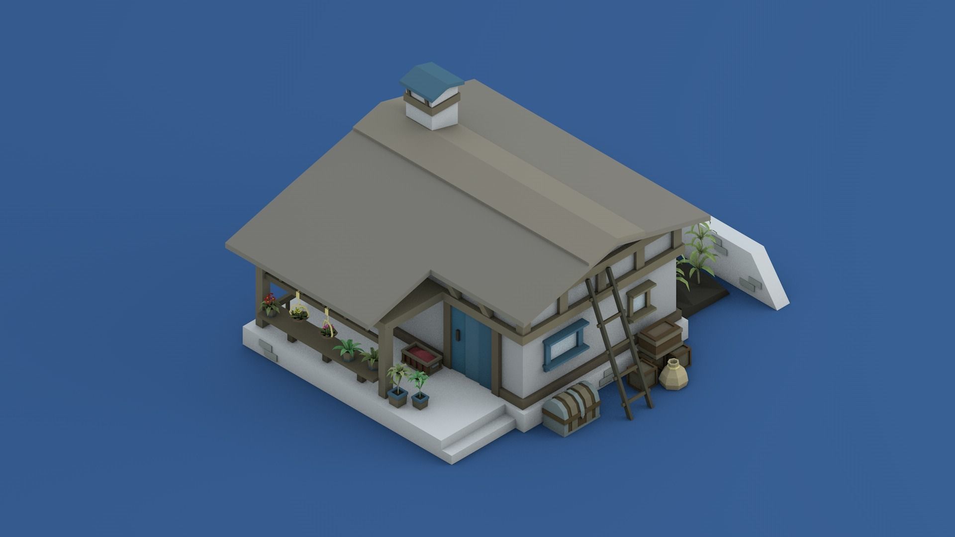 3D model Low Poly Pirate Buildings Asset Pack VR / AR / low-poly | CGTrader
