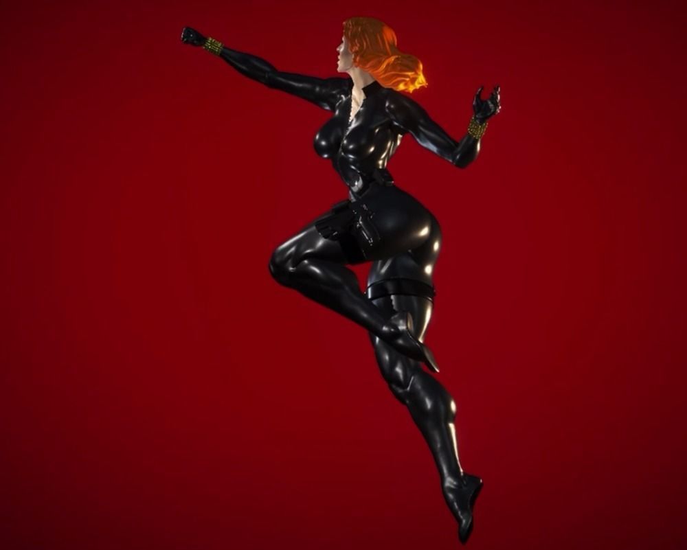 Black Widow Fanart 3D model 3D printable | CGTrader