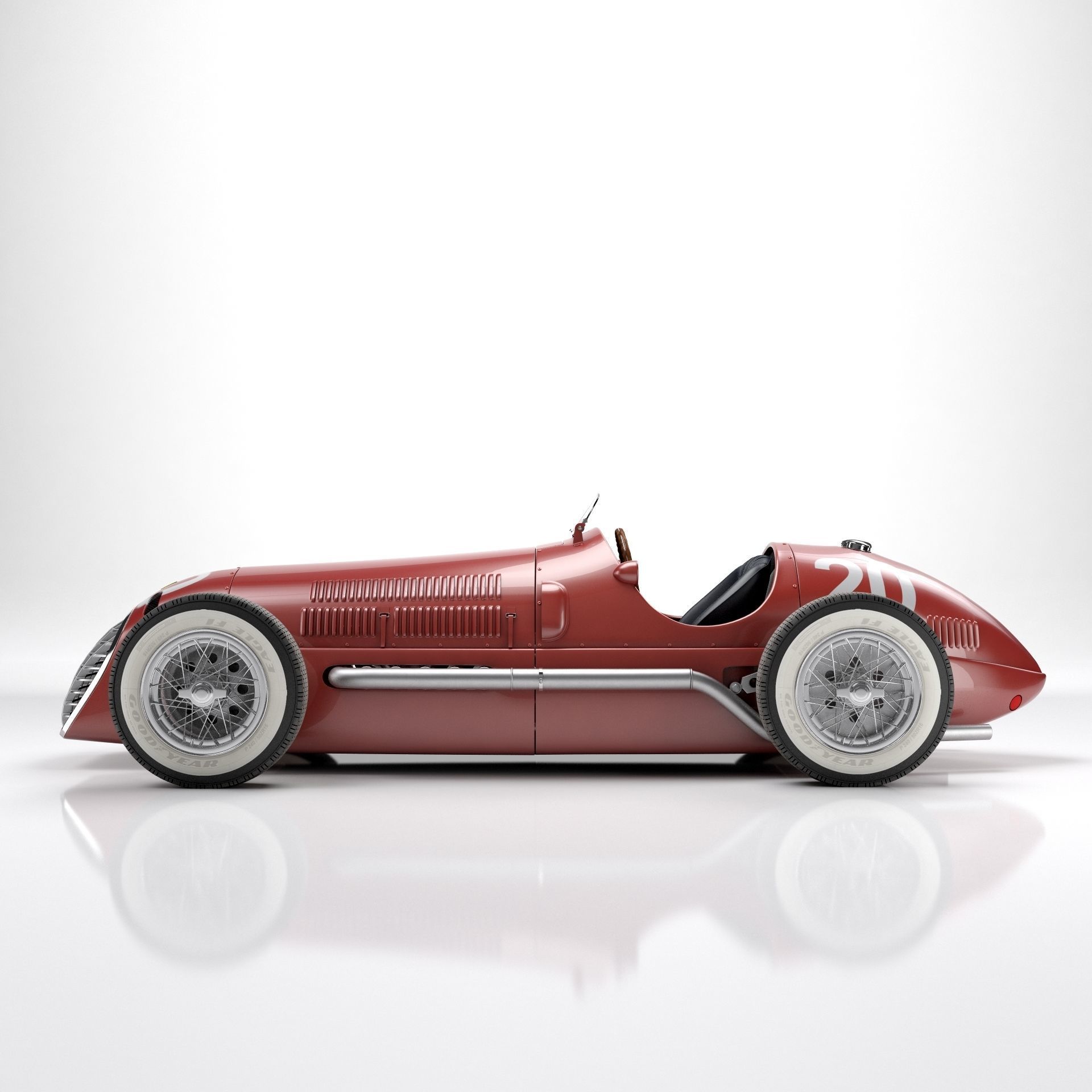 Modellino Tecnomodel 1:43 Ferrari F1 125 Press Version #0, Rossa, 1950, TM43-021A